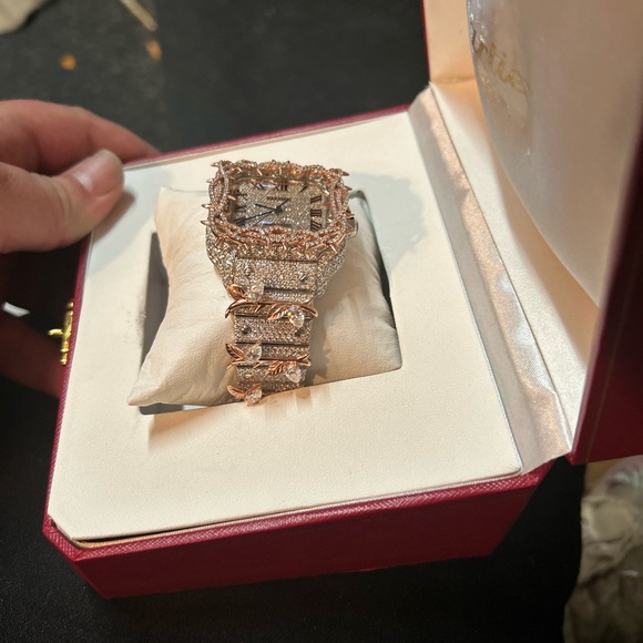 Cartier Rose Gold and Silver Men's Bracelet